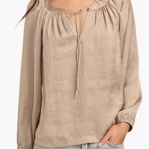 Lucky Brand Tan Blouse